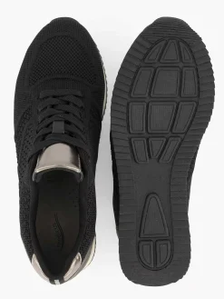 Medicus Sneakers-Zwarte Comfort Sneaker Knitted