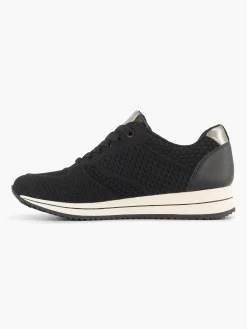 Medicus Sneakers-Zwarte Comfort Sneaker Knitted