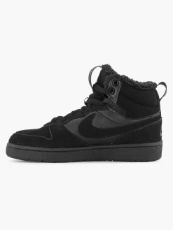 Nike Jongensschoenen-Zwarte Court Borough Mid 2