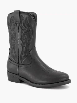 Oxmox Jongensschoenen-Zwarte Cowboy Laars