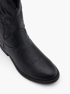 Oxmox Jongensschoenen-Zwarte Cowboy Laars