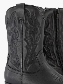 Oxmox Jongensschoenen-Zwarte Cowboy Laars