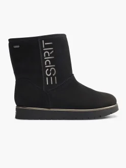 Esprit Enkellaarzen & Boots-Zwarte Enkelboot Gevoerd