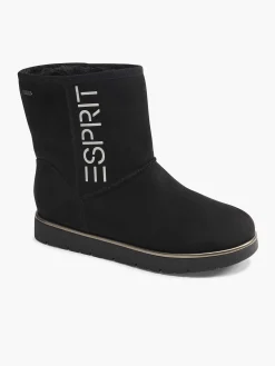 Esprit Enkellaarzen & Boots-Zwarte Enkelboot Gevoerd