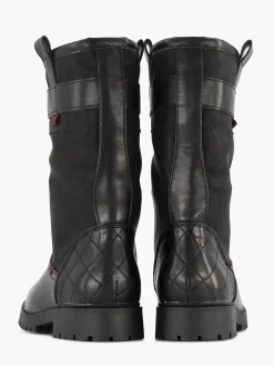 Landrover Enkellaarzen & Boots-Zwarte Enkellaars Gevoerd