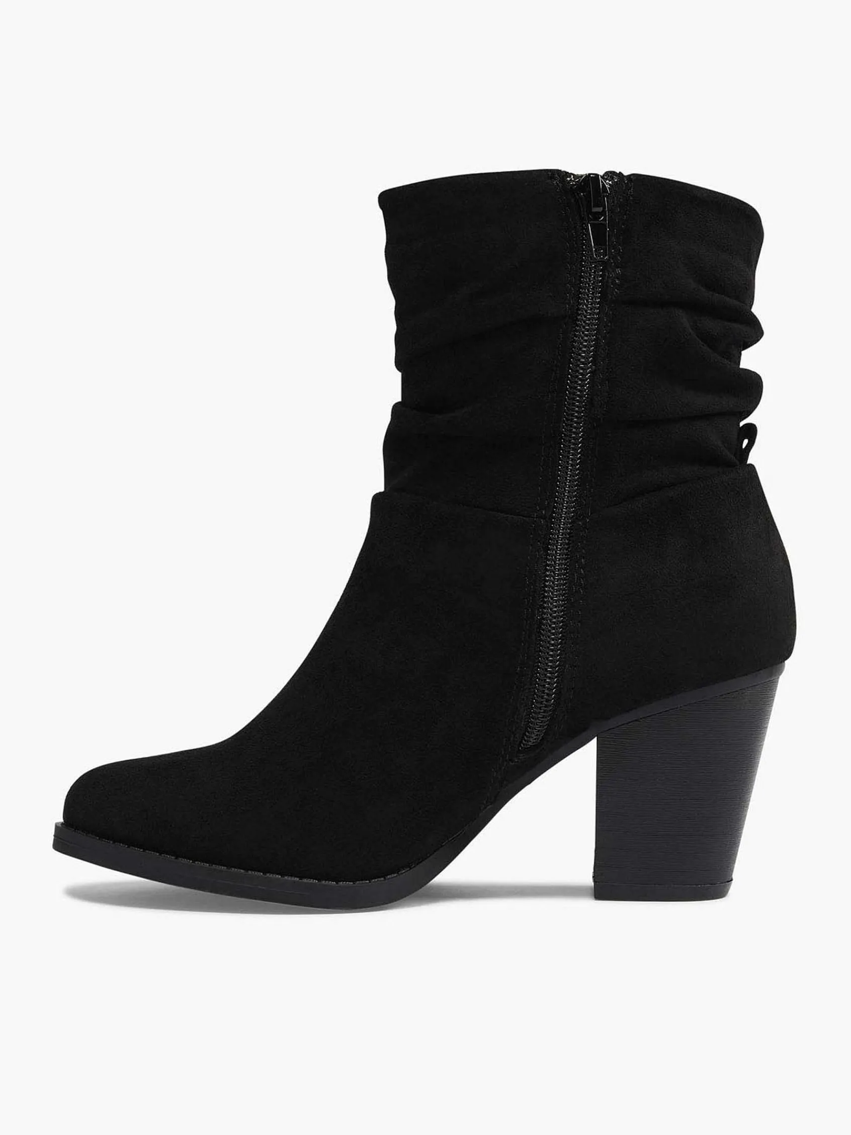 Graceland Enkellaarzen & Boots-Zwarte Enkellaars Hak