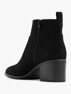 Graceland Enkellaarzen & Boots-Zwarte Enkellaars Hak