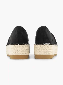 Graceland Instappers-Zwarte Espadrille