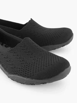 Skechers Instappers-Zwarte Fiftster - Love Starz