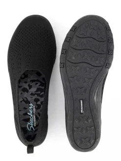 Skechers Instappers-Zwarte Fiftster - Love Starz