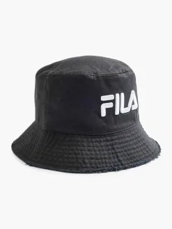 FILA Online Exclusive Accessoires-Zwarte Bucket Hat Mit