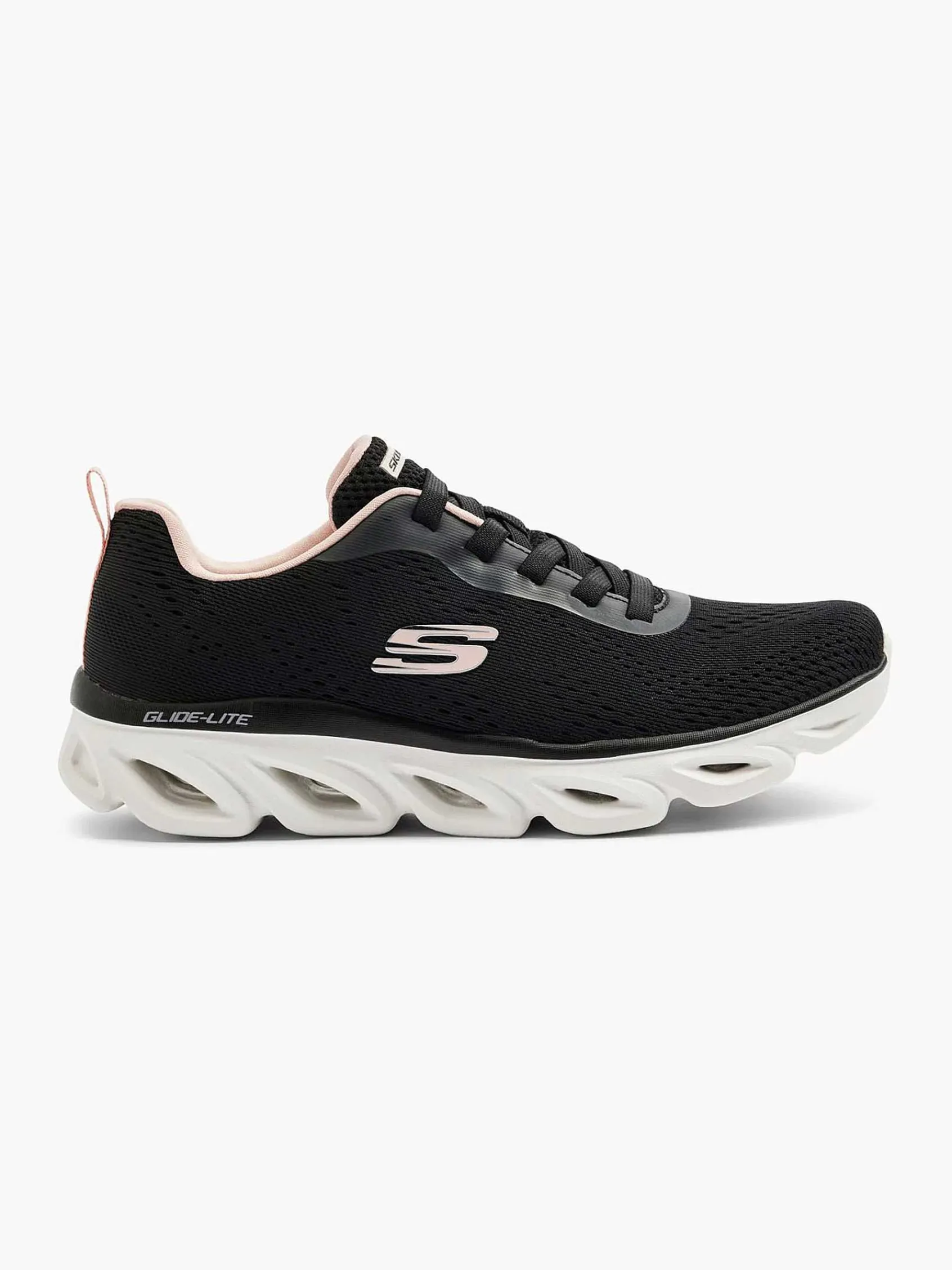 Skechers Sneakers-Zwarte Glide - Lite - Back Slide