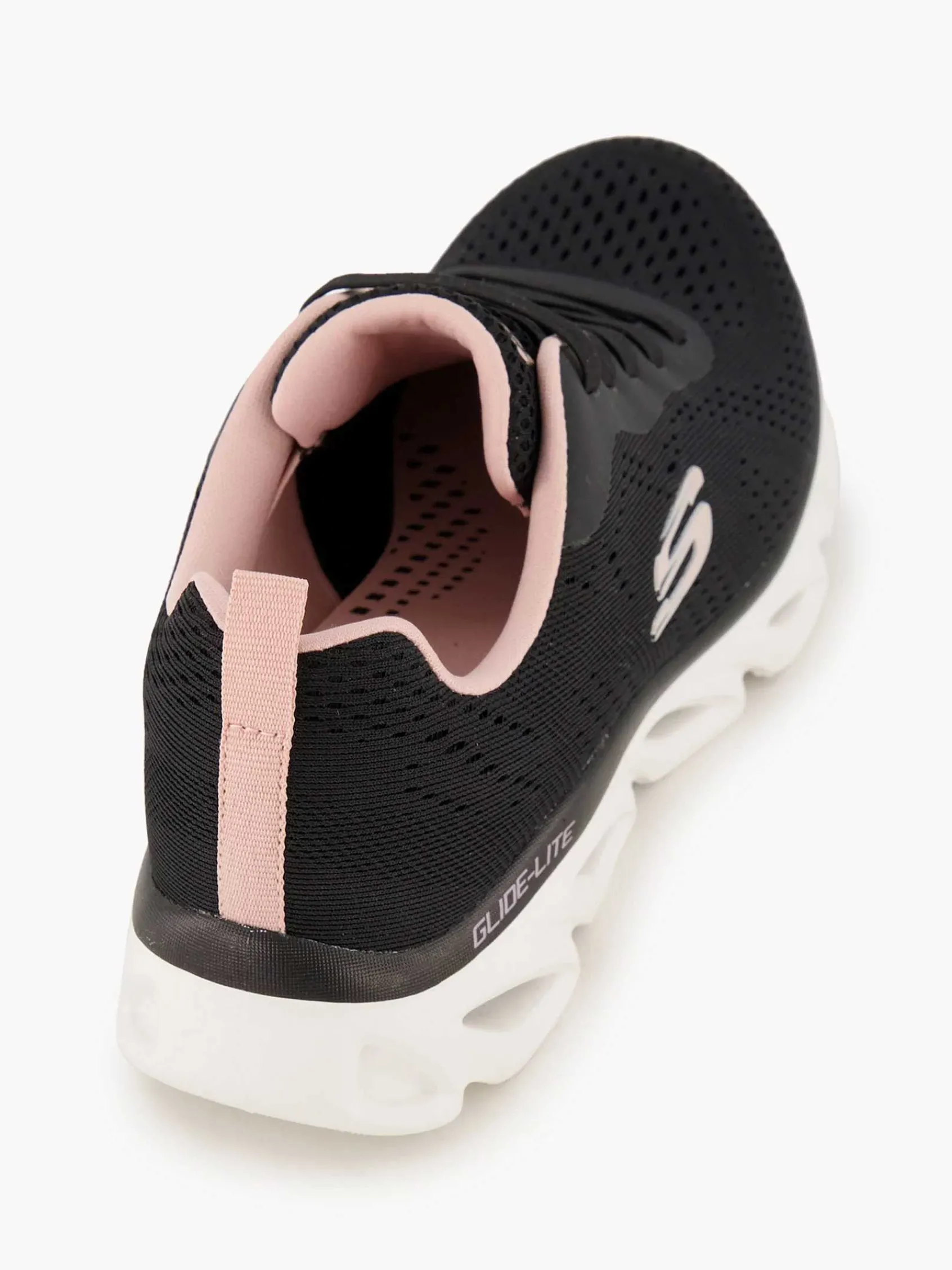 Skechers Sneakers-Zwarte Glide - Lite - Back Slide