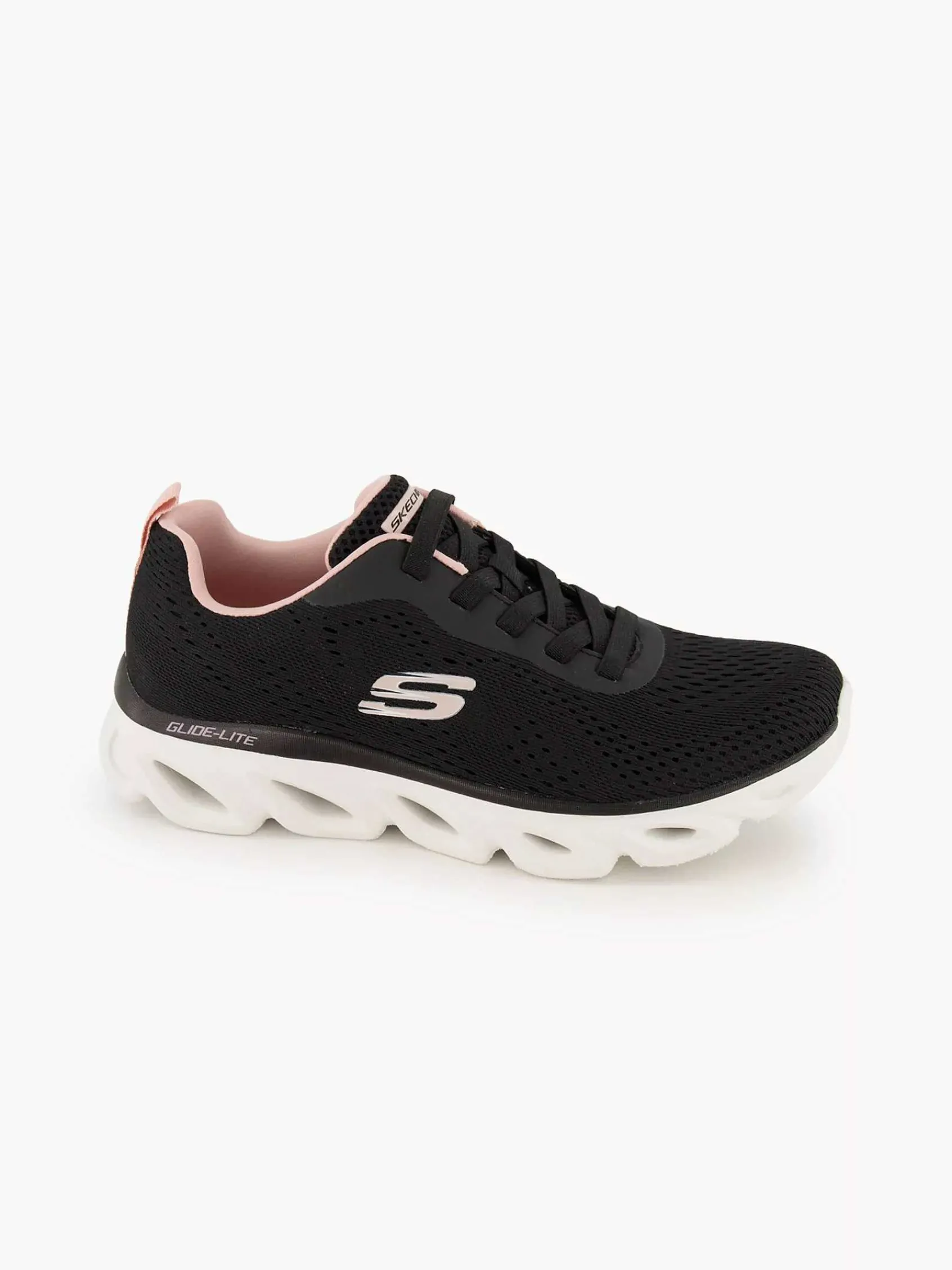 Skechers Sneakers-Zwarte Glide - Lite - Back Slide