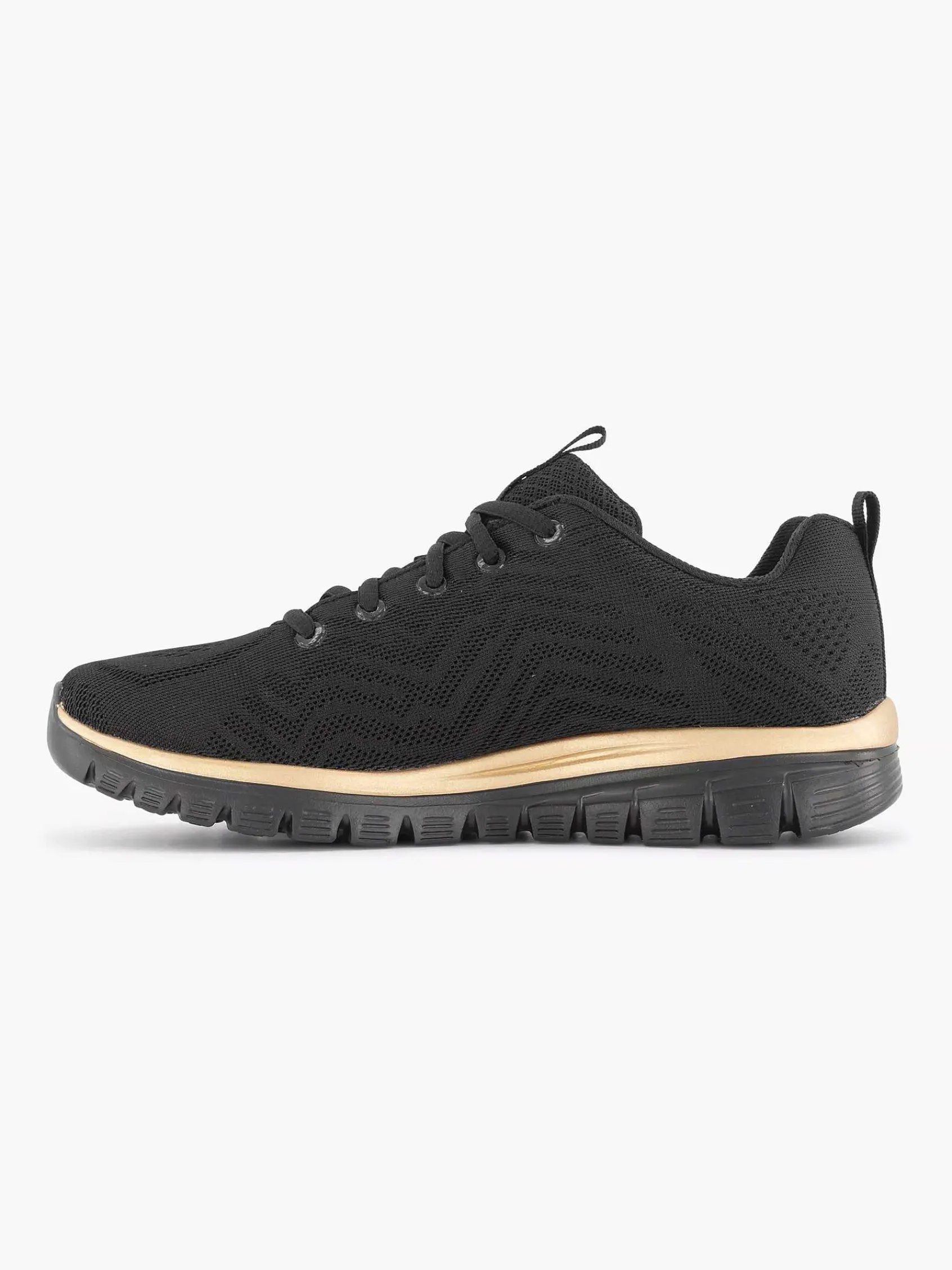 Skechers Sneakers-Zwarte Graceful - Get Connected