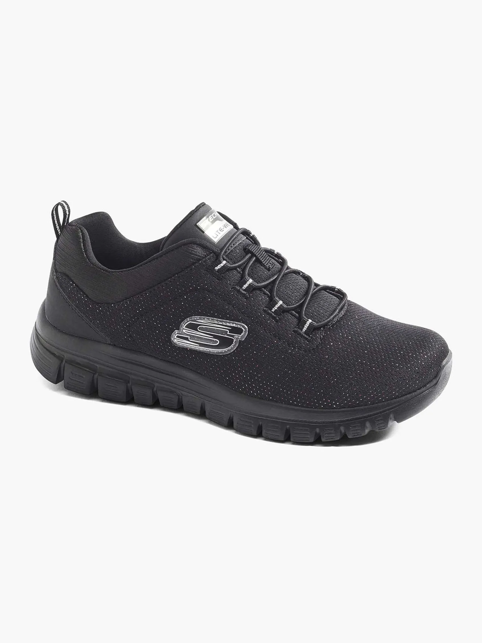 Skechers Instappers-Zwarte Graceful 2.0 Lavishly