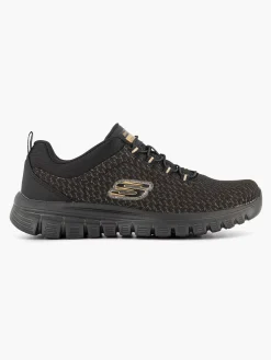 Skechers Instappers-Zwarte Graceful - Lavishly Irresistibl