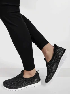 Skechers Instappers-Zwarte Graceful 2.0 - Style Vip