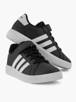 adidas Jongensschoenen-Zwarte Grand Court El C