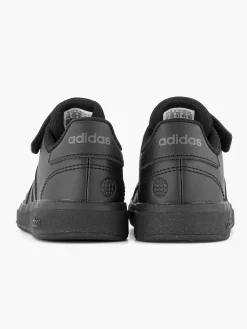 adidas Jongensschoenen-Zwarte Grand Court 2.0 El K