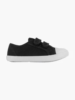 Vty Babyschoenen-Zwarte Gymschoen Klittenband