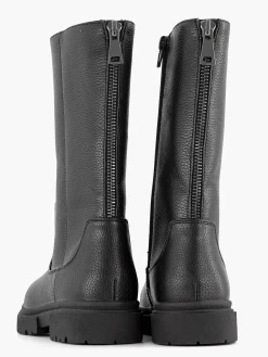 Oxmox Babyschoenen-Zwarte Hoge Laars Ritssluiting
