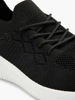 Graceland Sneakers-Zwarte Instapper
