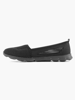 Easy Street Comfort Schoenen-Zwarte Instapper Memory Foam