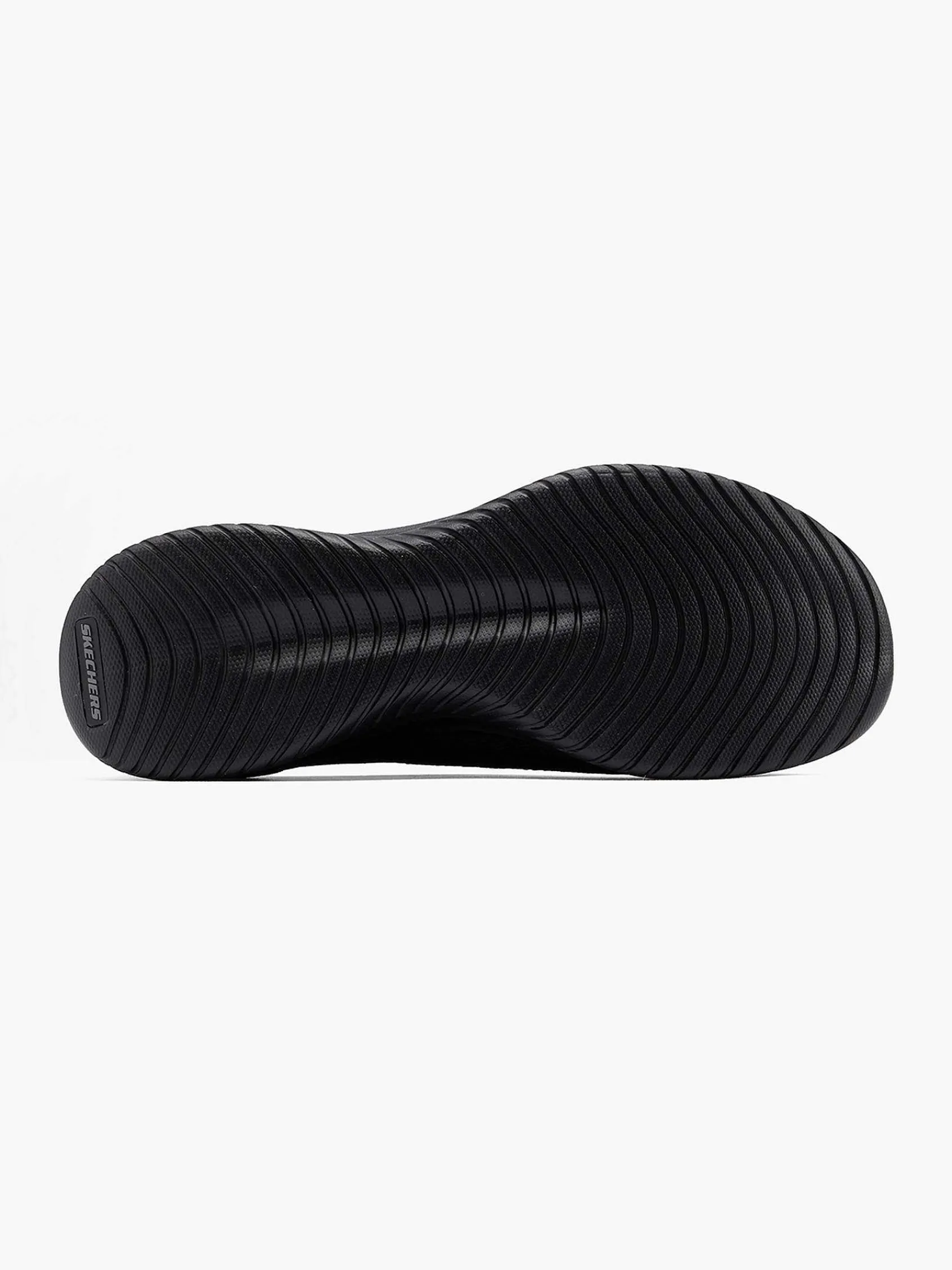 Skechers Sneakers-Zwarte Instapper Memory Foam