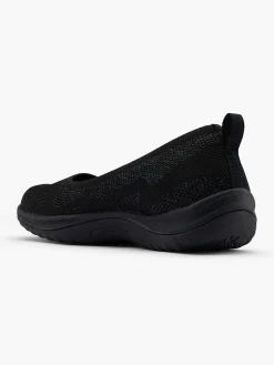 Skechers Instappers-Zwarte Instapper Memory Foam