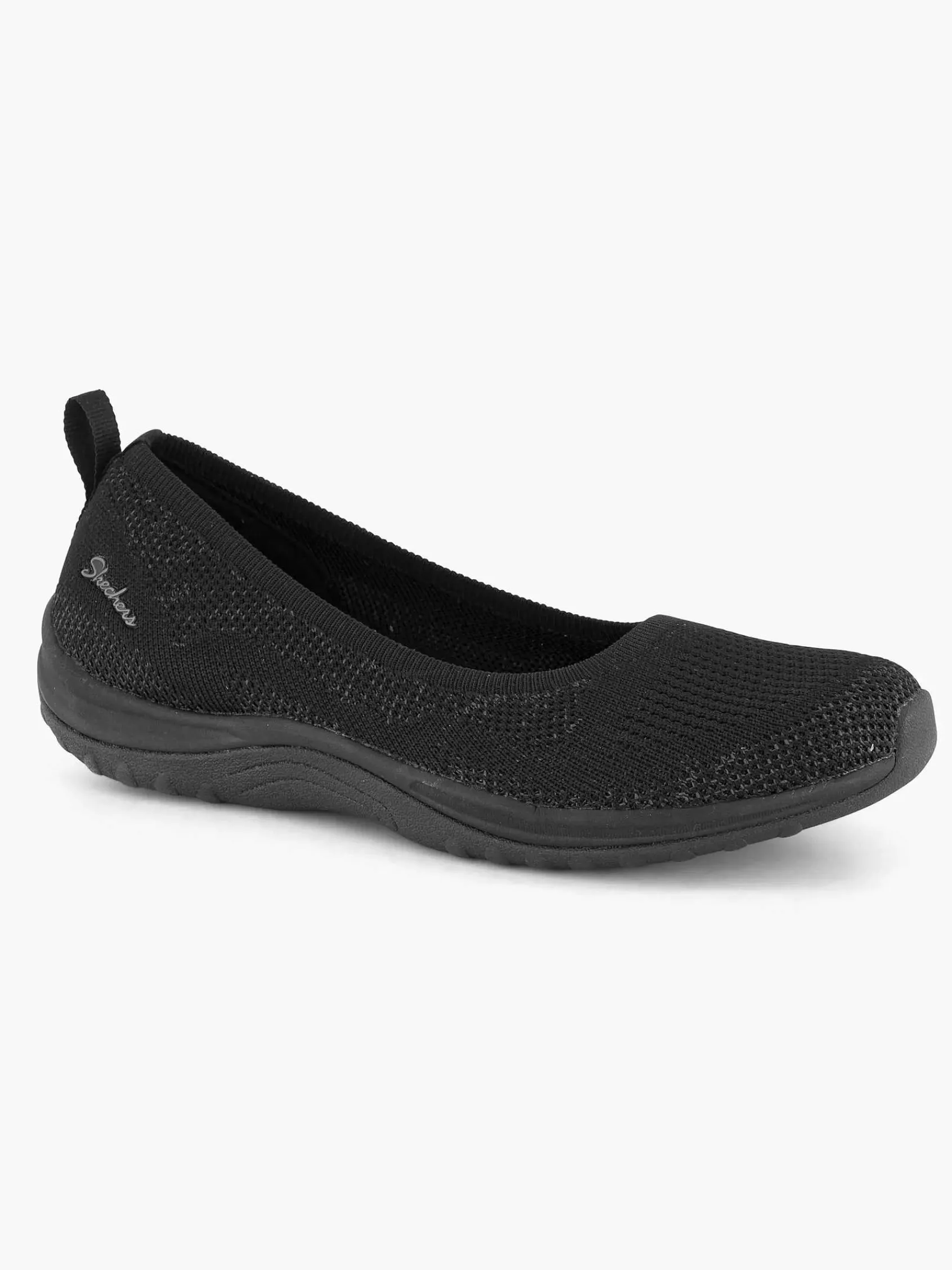Skechers Instappers-Zwarte Instapper Memory Foam