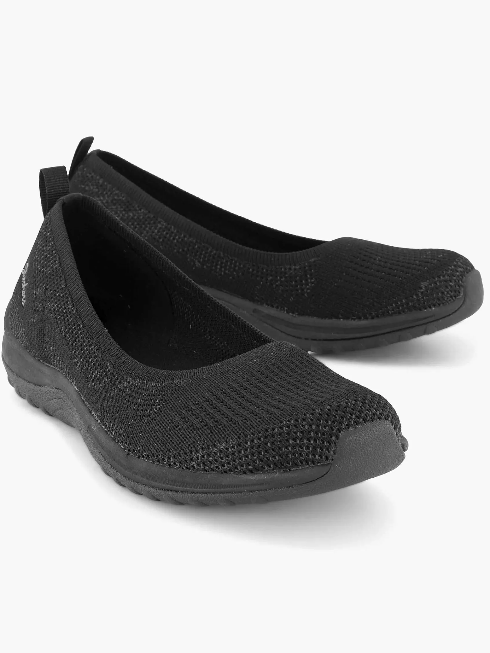 Skechers Instappers-Zwarte Instapper Memory Foam