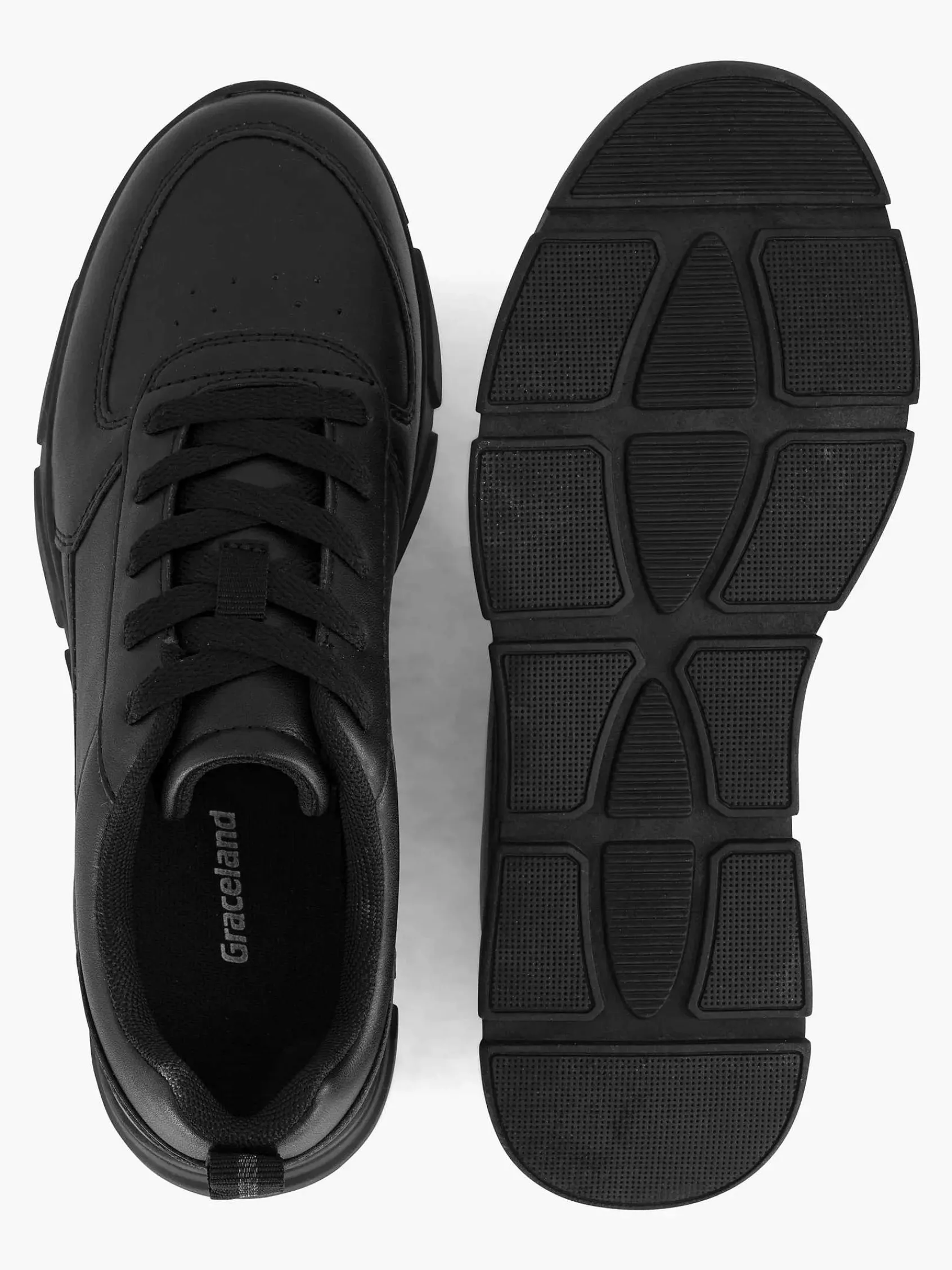 Graceland Sneakers-Zwarte Lage Sneaker