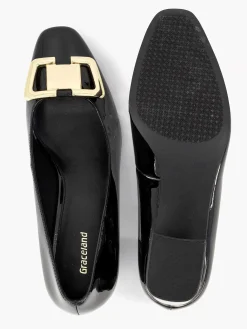Graceland Pumps-Zwarte Lak Pump Siergesp