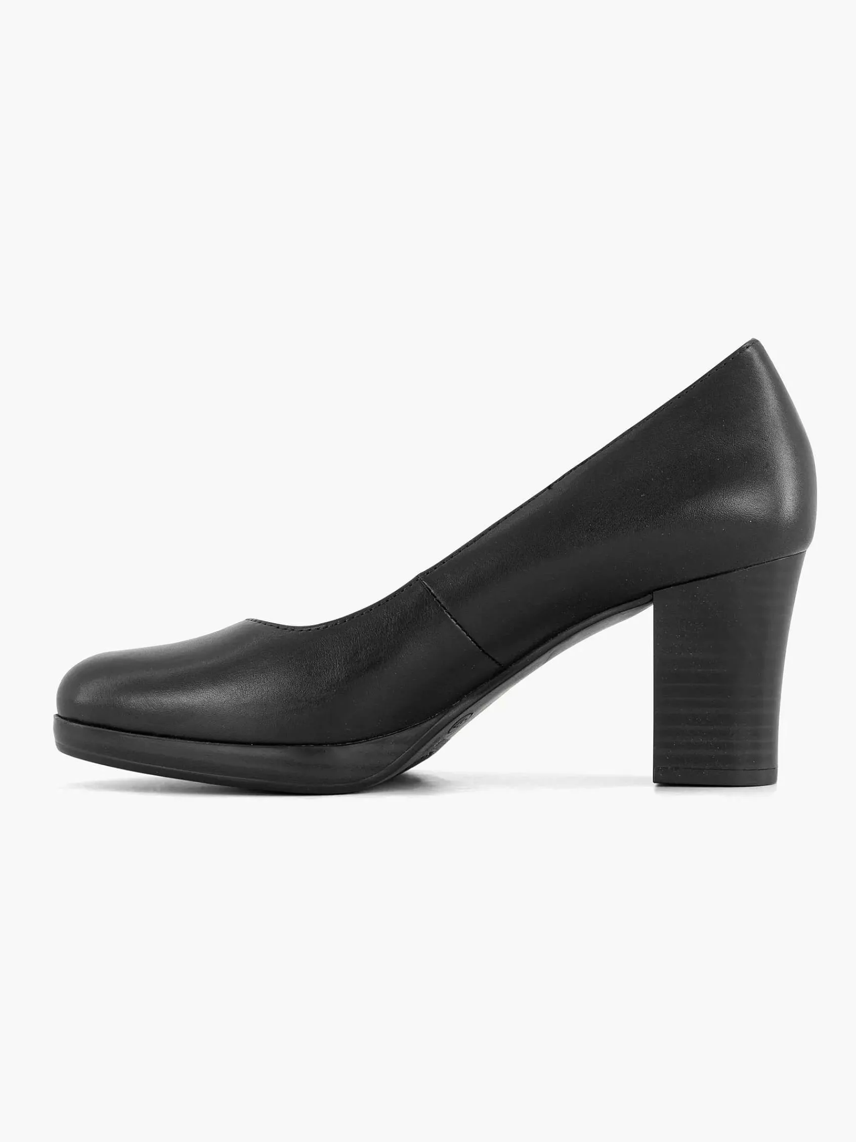 Medicus Comfort Schoenen-Zwarte Leren Comfort Pump