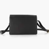 5th Avenue Online Exclusive Accessoires-Zwarte Leren Schoudertas