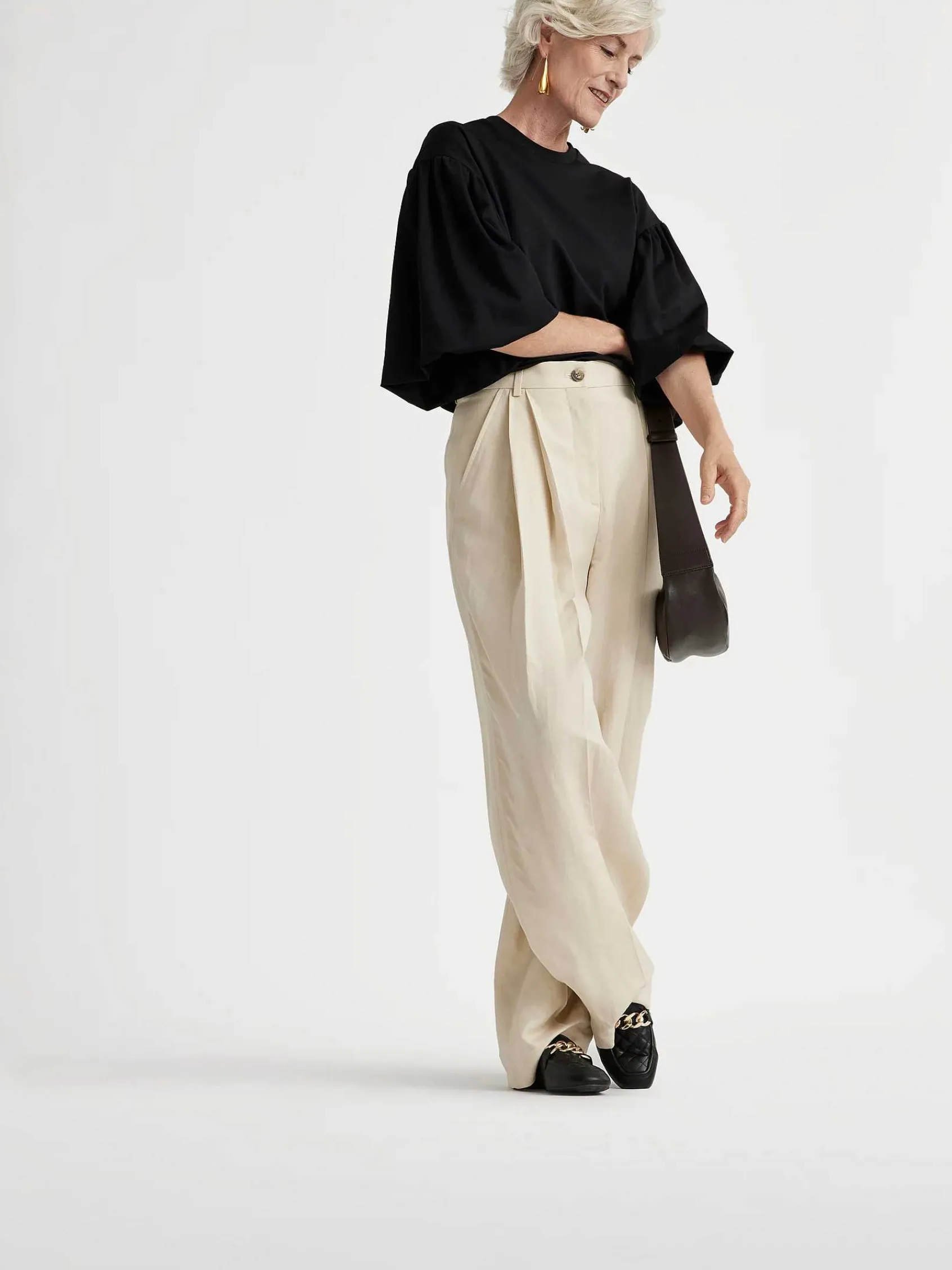 Graceland Instappers-Zwarte Loafer Ketting