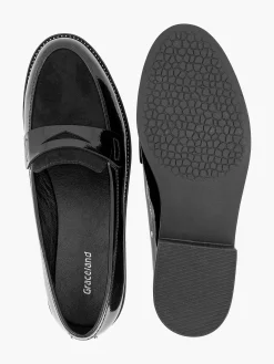 Graceland Instappers-Zwarte Loafer Lak