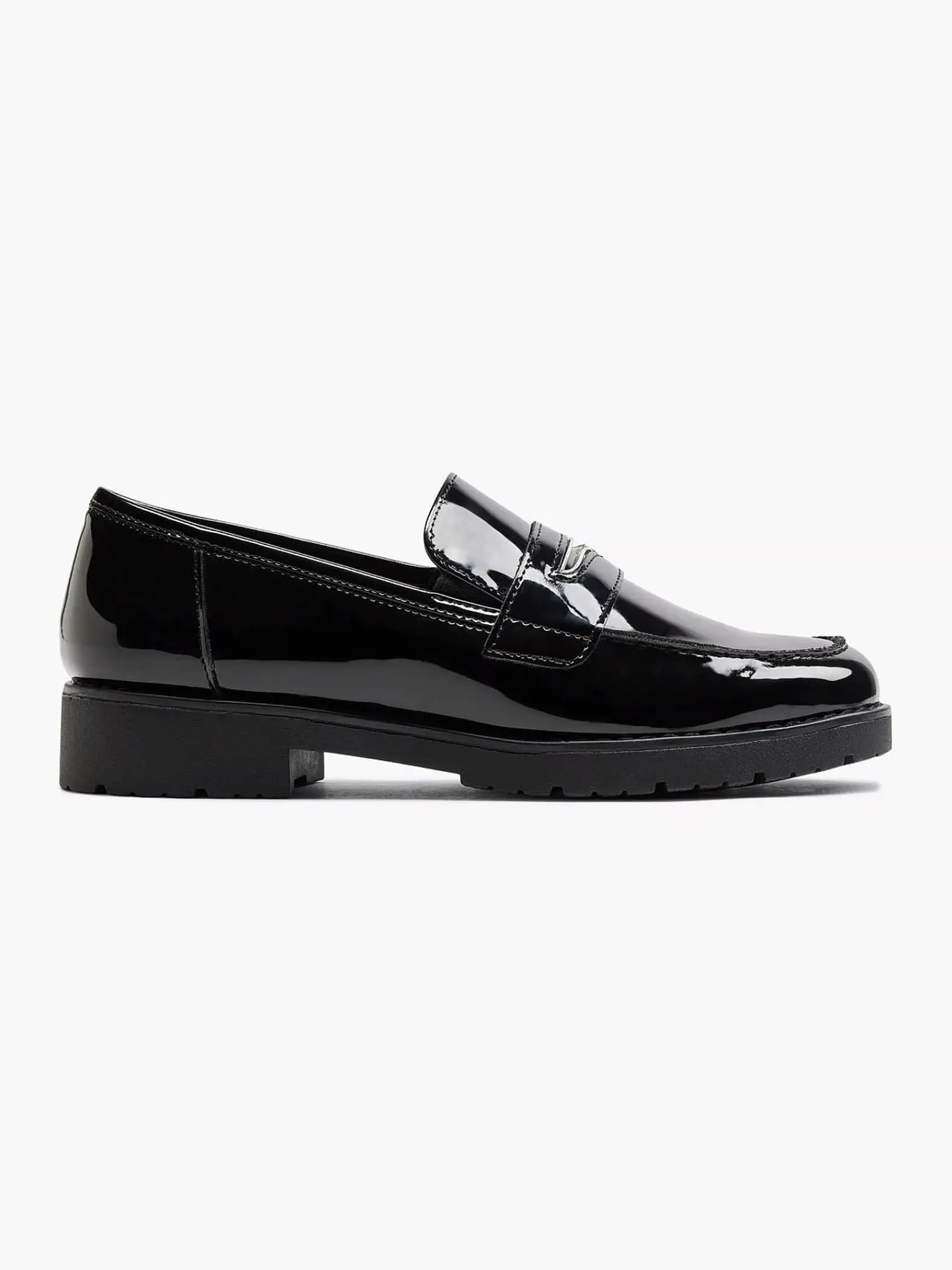Graceland Instappers-Zwarte Loafer Lak