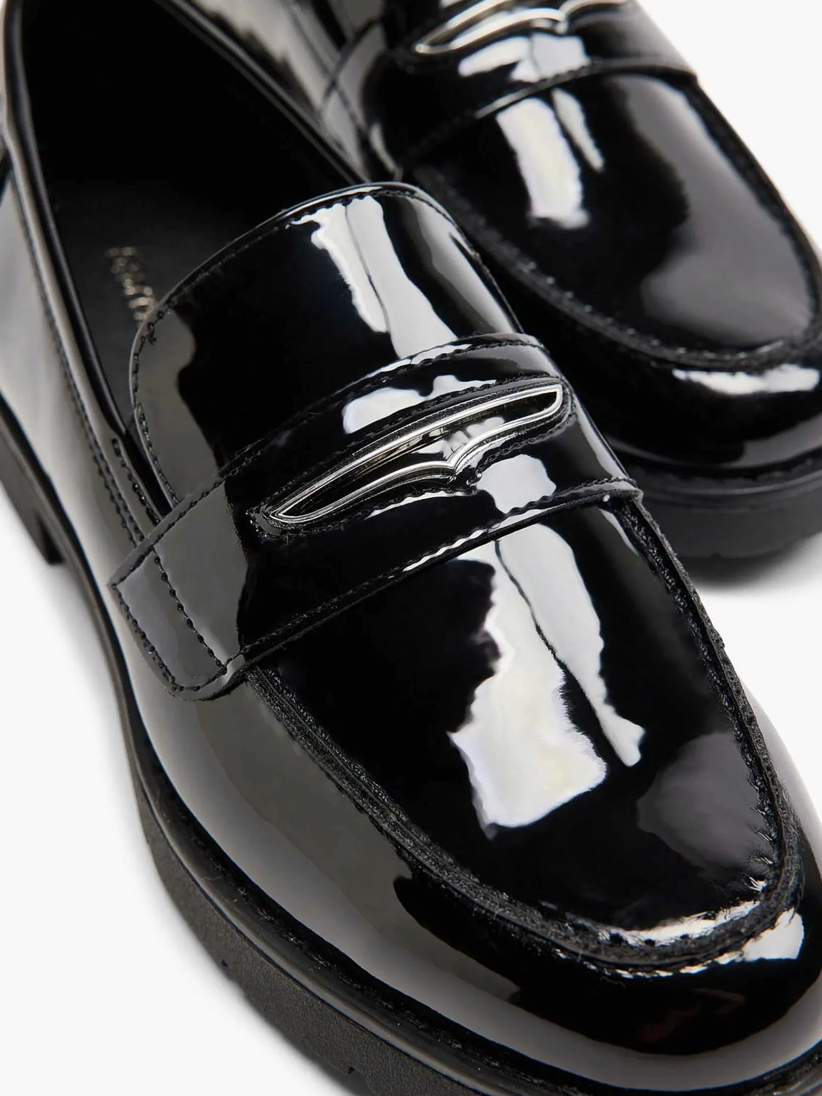 Graceland Instappers-Zwarte Loafer Lak