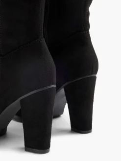 Graceland Hoge Hakken-Zwarte Overknee Laars Hak