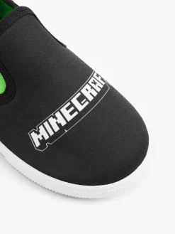 Minecraft Jongensschoenen-Zwarte Pantoffel