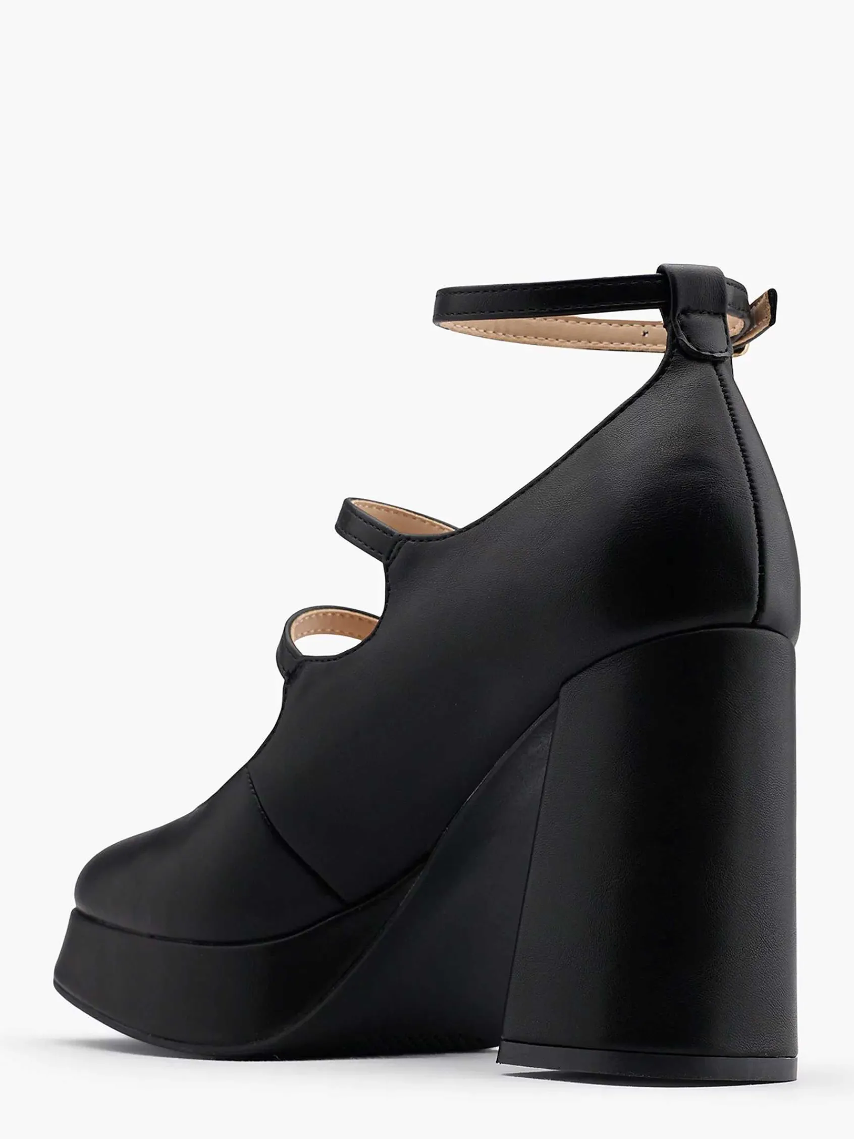 Graceland Pumps-Zwarte Platform Pump
