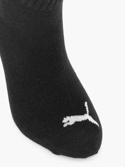 Puma Sokken-Zwarte Quarter Plain 3 Pak 35-38