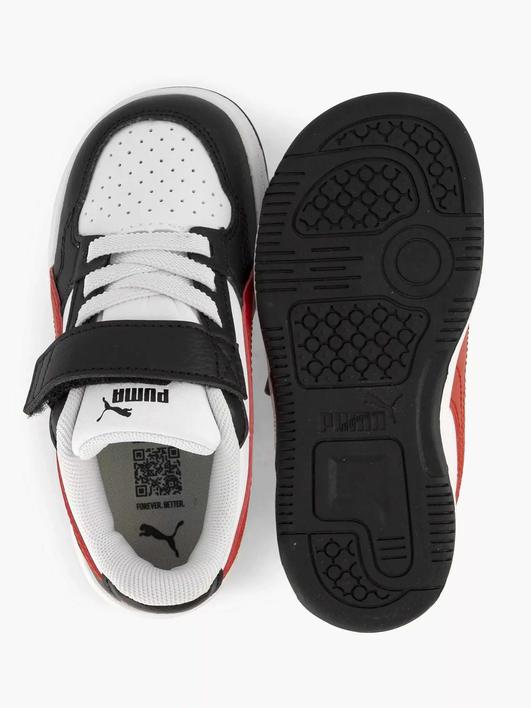 Puma Babyschoenen-Zwarte Reb-L Sneaker