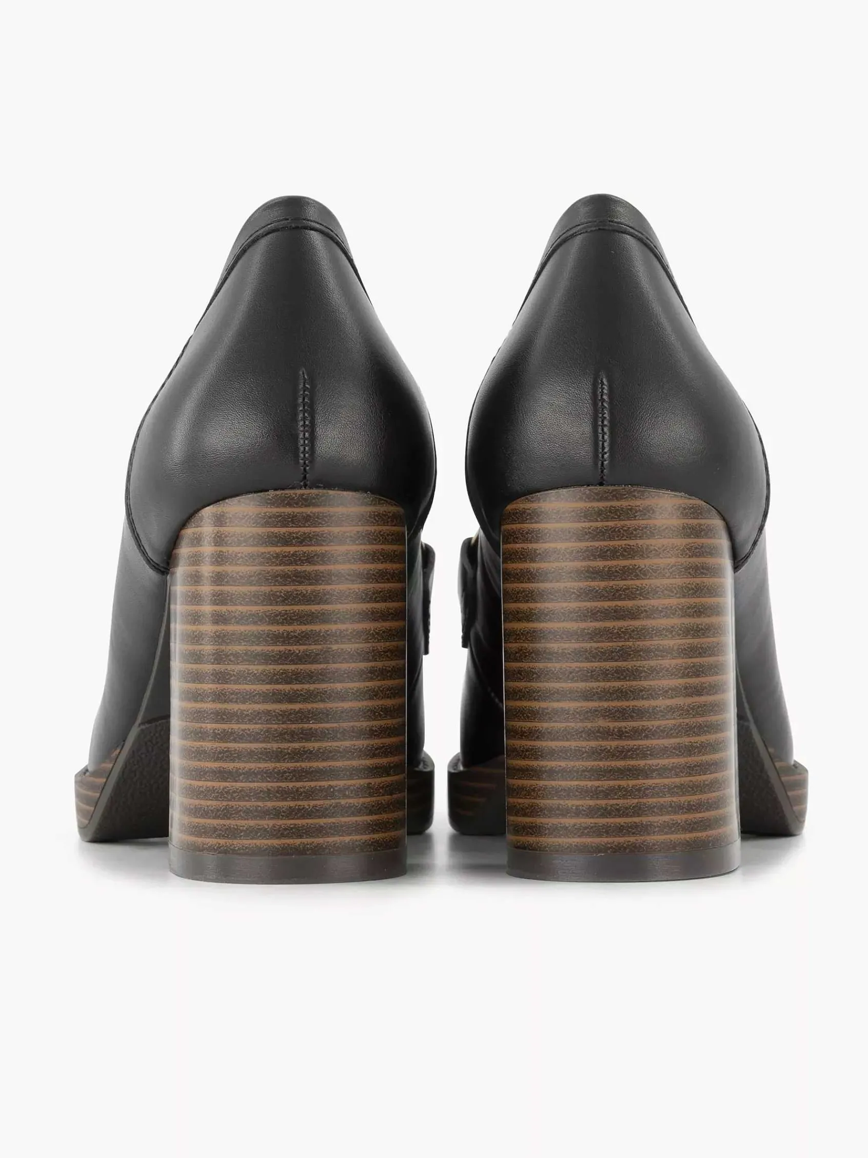 Oxmox Pumps-Zwarte Pump Sierketting