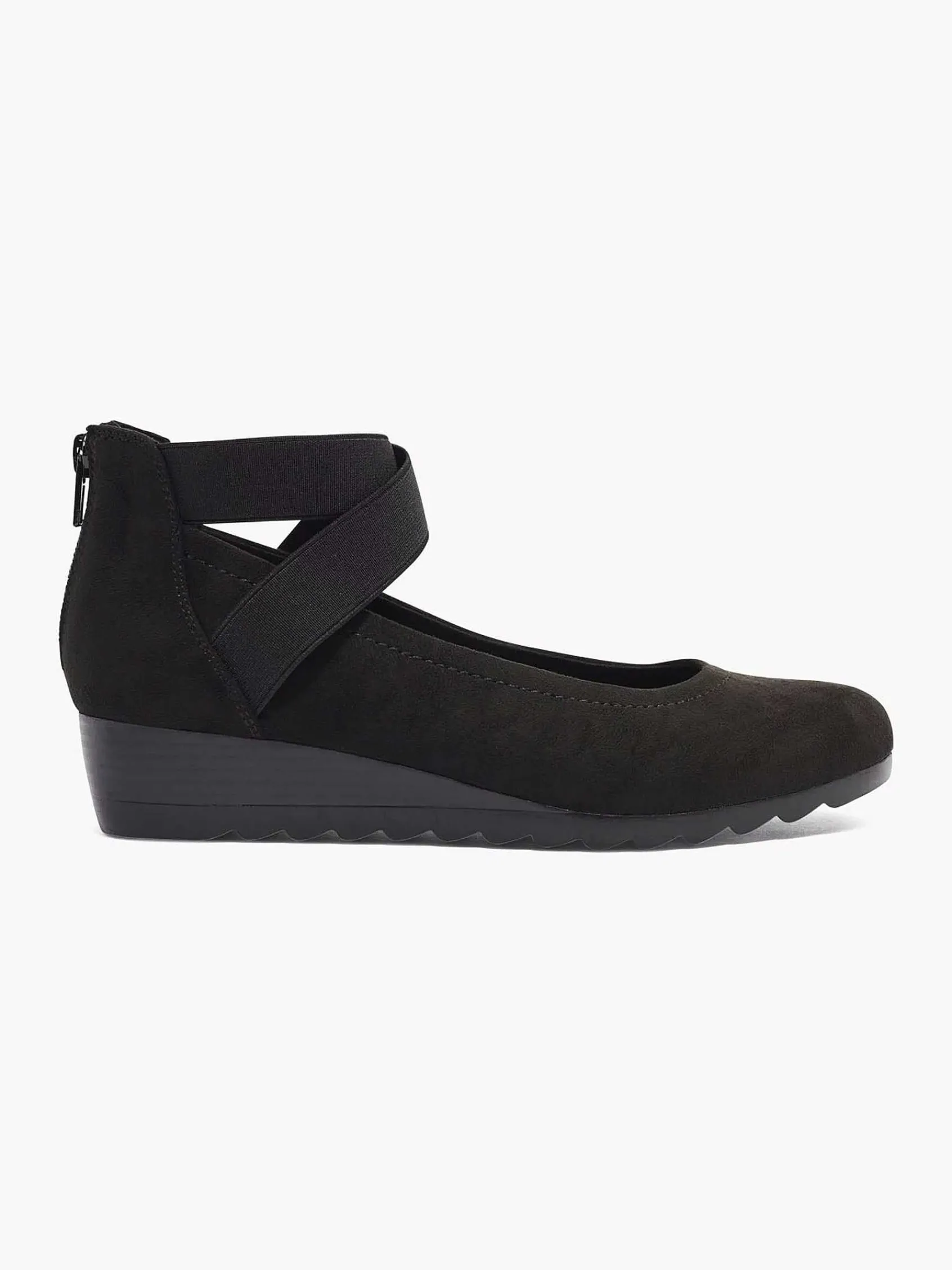 Graceland Pumps-Zwarte Pump Sleehak