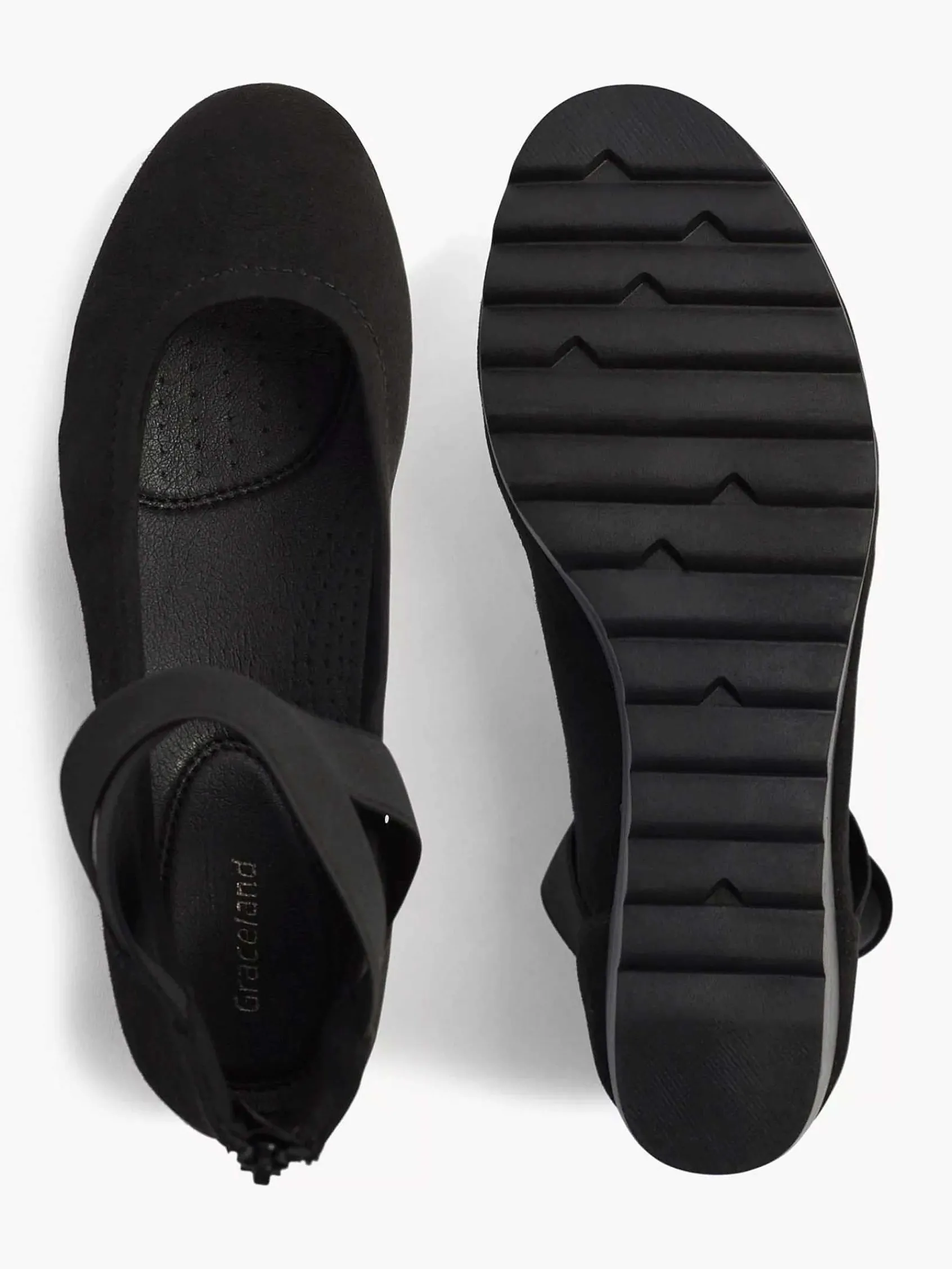 Graceland Pumps-Zwarte Pump Sleehak