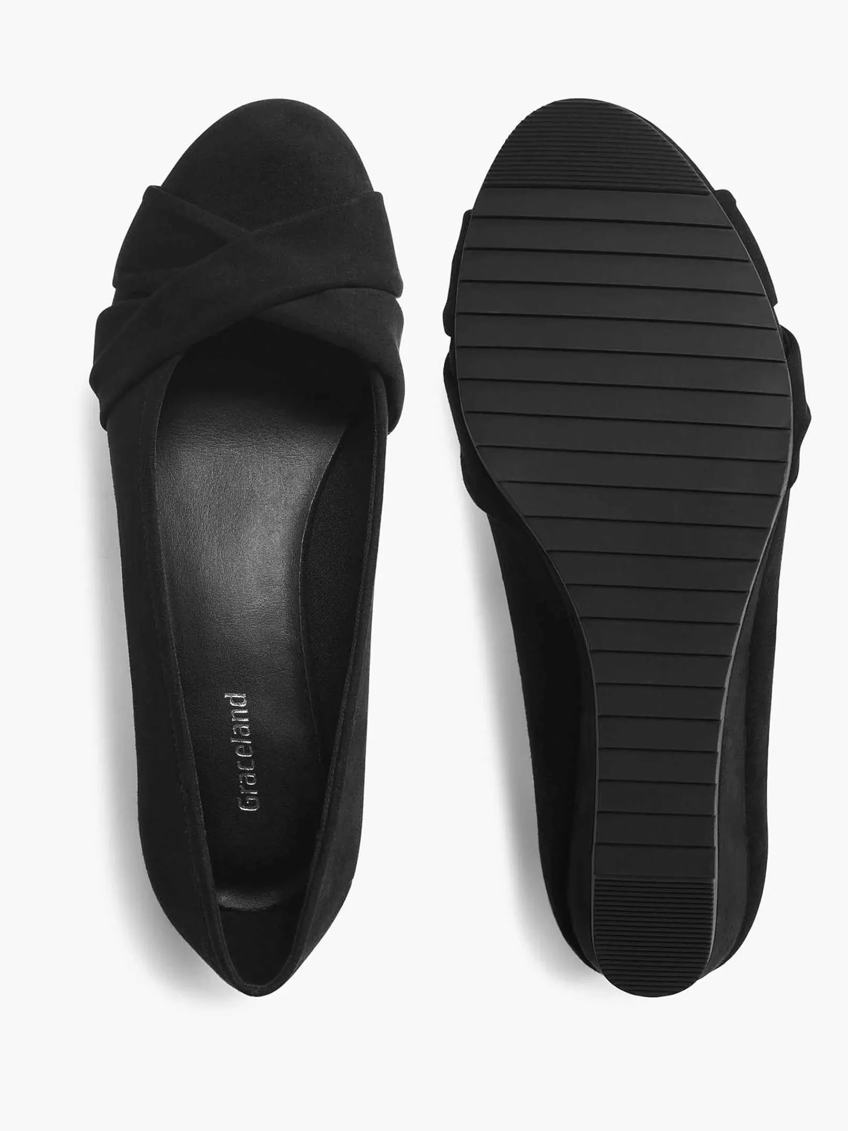 Graceland Pumps-Zwarte Pump Sleehak