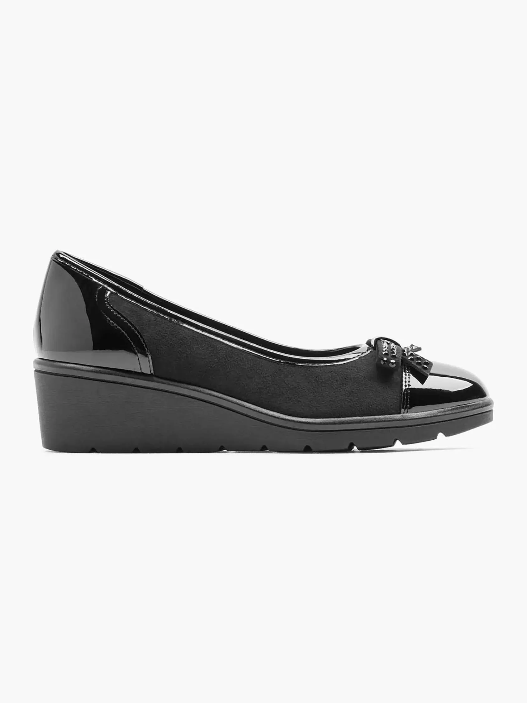 Graceland Pumps-Zwarte Pump Sleehak